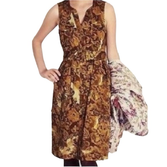 Anthropologie Dresses & Skirts - Anthro Moulinette Soeurs Brassica Dress
SZ 6 Coastal Cowgirl Floral Sleeveless